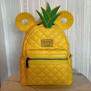 NWT Loungefly Disney Parks Mickey Pineapple Backpack